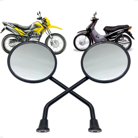 Retrovisor Premium CB 500F – Lente Cx. Ruby e Haste Curta - Imagem 2