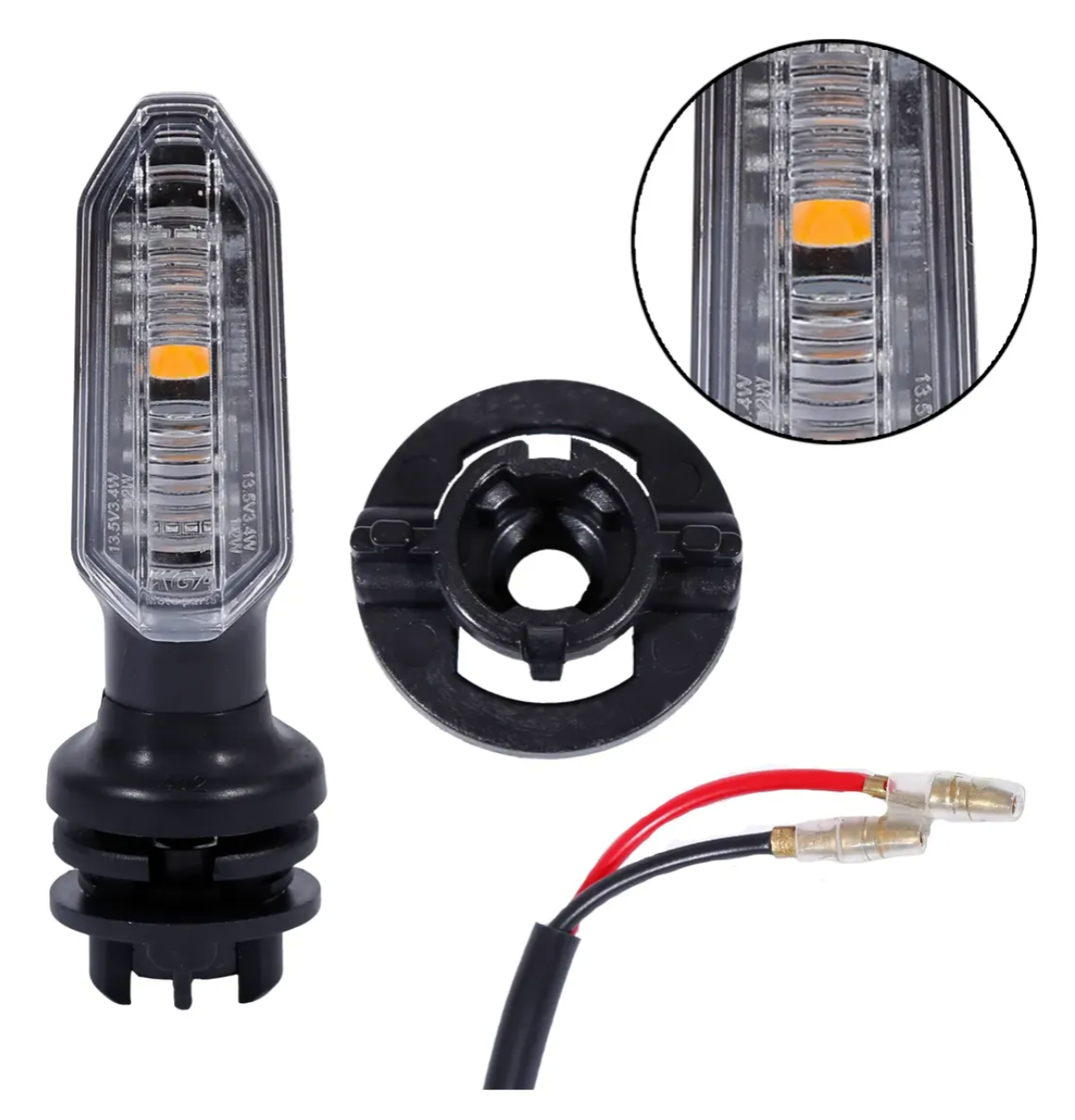 Pisca LED Twister CG 160 Cristal - Imagem 2