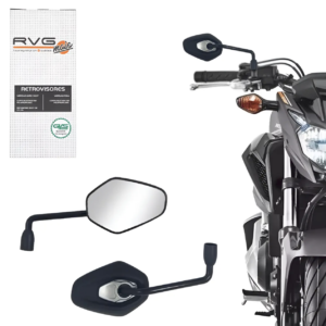 Retrovisor RGV Tiger 1200 – Lente Cx. Prata e Haste Padrão