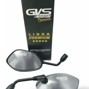 Retrovisor Premium GSX 750 – Lente Cx. Prata e Haste Padrão