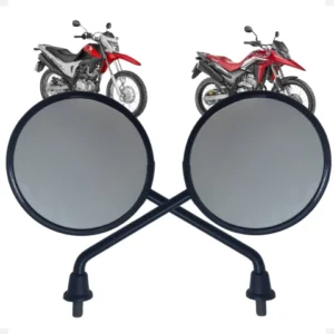 Retrovisor Premium CB 500F – Lente Cx. Ruby e Haste Curta